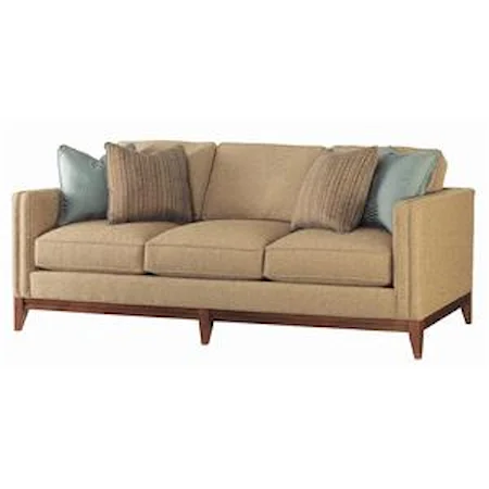 Ladera Sofa with Exposed Wood Base & Legs